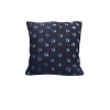 Housse de. coussin bleu indigo