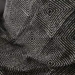 Tissu Bogolan authentic Noir- mlotif à spirales