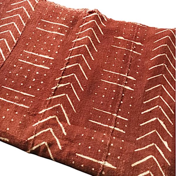 Tissu Bogolan marron