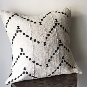 Housse coussin Blanc - bogolan