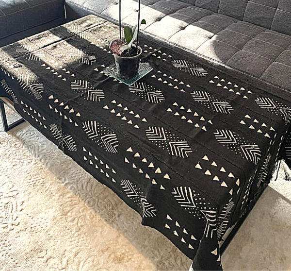 Tissu BOGOLAN noir BLEPI