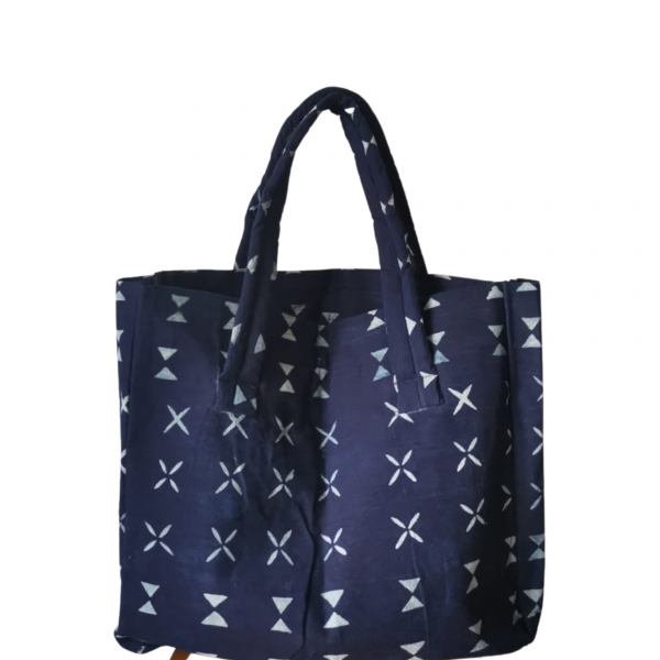 CABAS bogolan Indigo