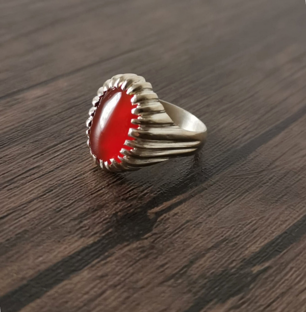 Bague Argent - Agate (Sur commande)