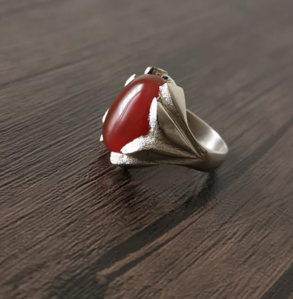 Bague Argent - Agate (Sur commande)