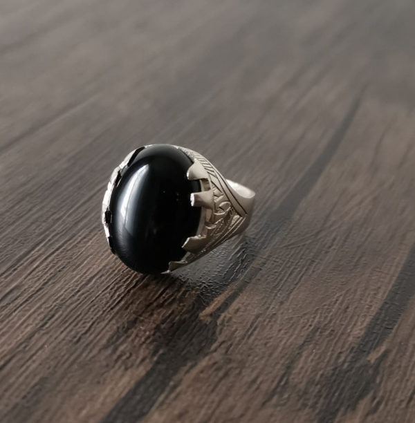 Bague Argent - Agate (Sur commande)