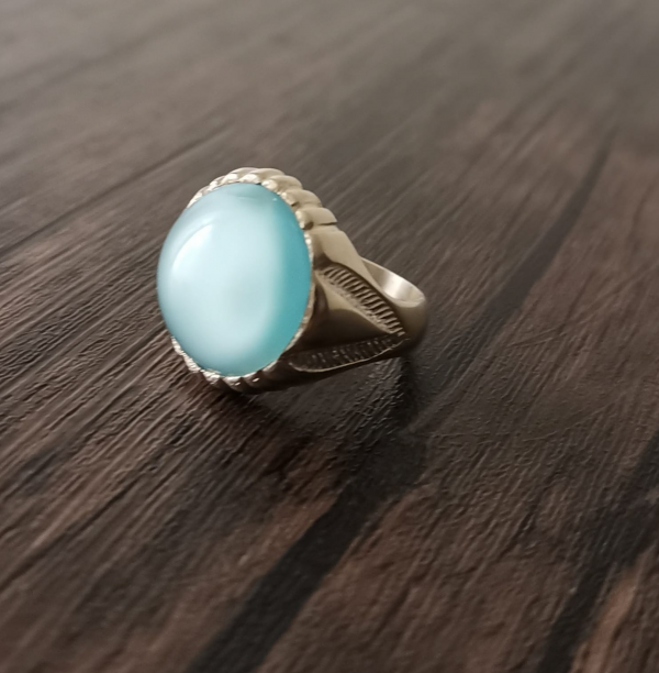 Bague Argent - Agate (Sur commande)